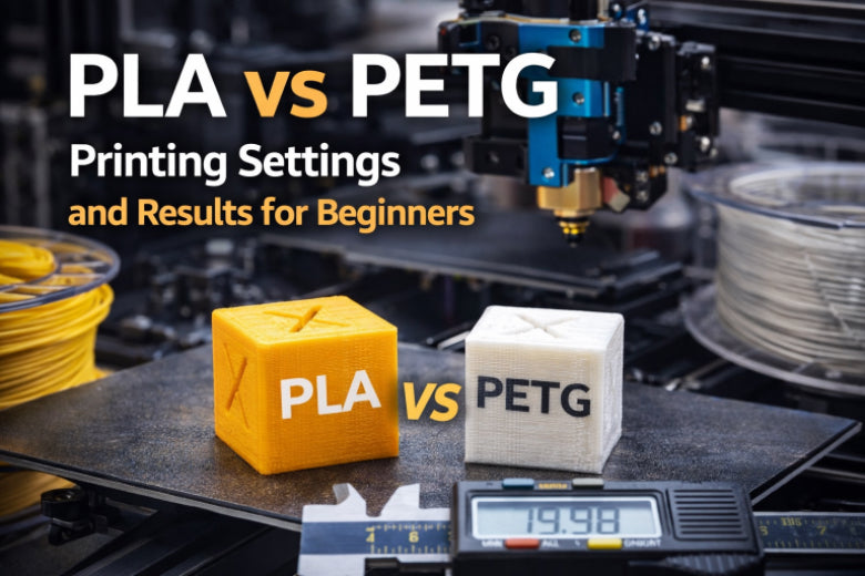PLA vs PETG Printing Settings and Results for Beginners
