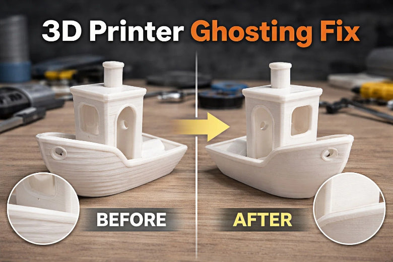 3d printer ghosting fix to eliminate ringing and artifacts
