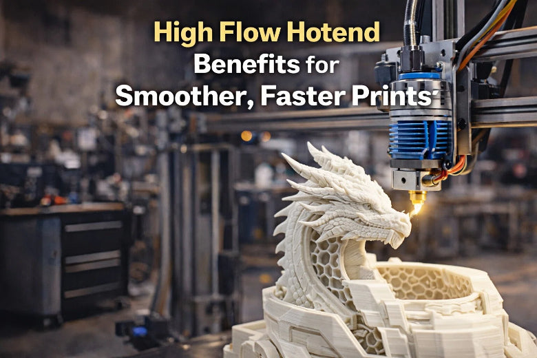 High flow hotend benefits for smoother, faster prints