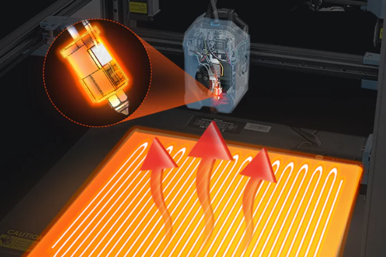 Solution to 3D printing nozzle blockage