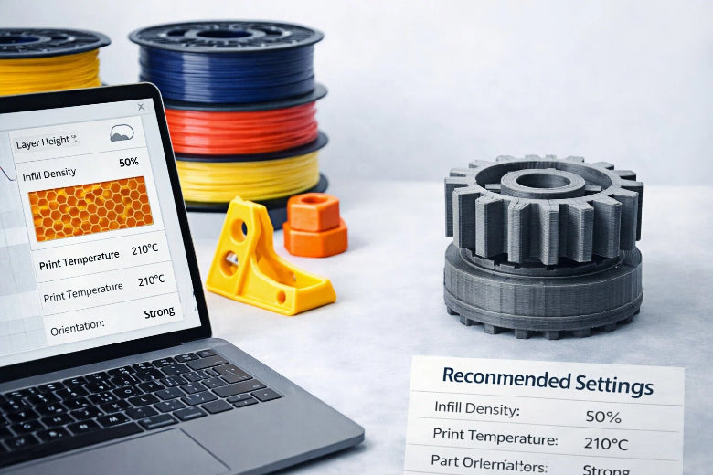 How to Print Stronger Parts with Optimal 3D Settings