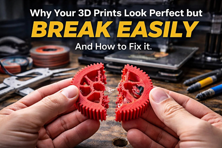 Why Your 3D Prints Look Perfect but Break Easily (And How to Fix It)