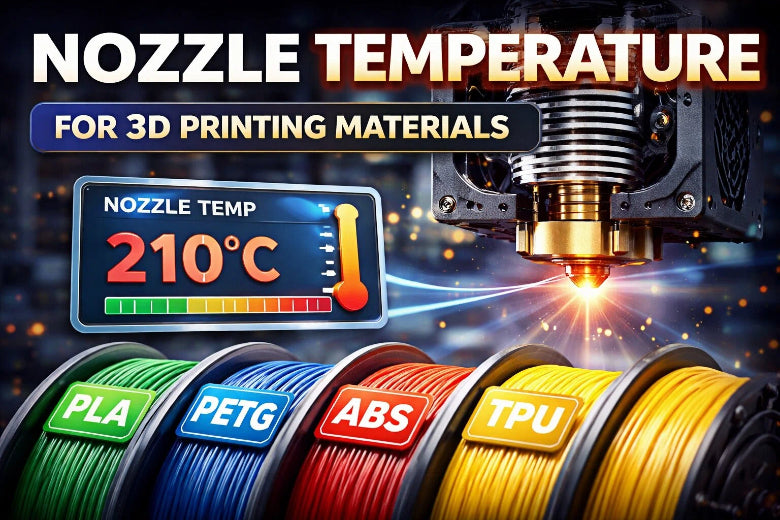 The Ultimate Guide to Nozzle Temperature for 3D Printing Materials in 2026