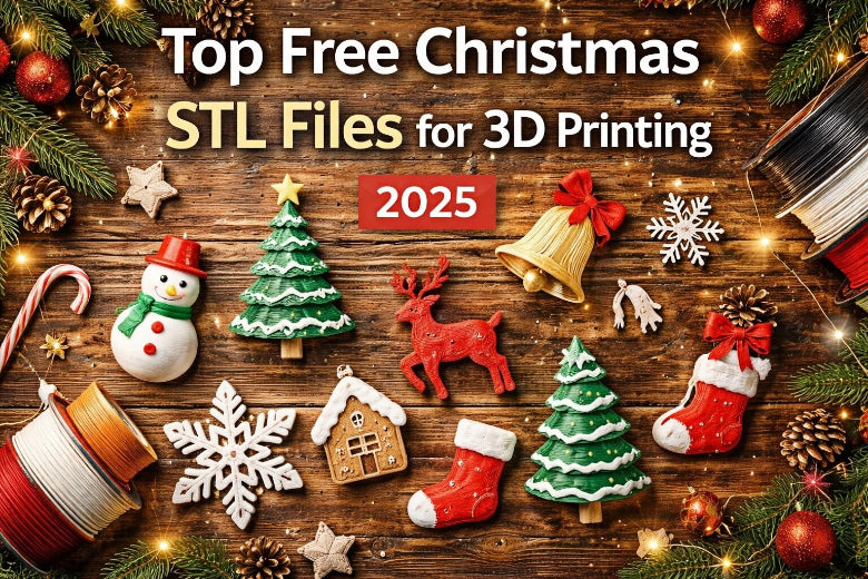 Top 15 Free Christmas STL Files for 3D Printing in 2026