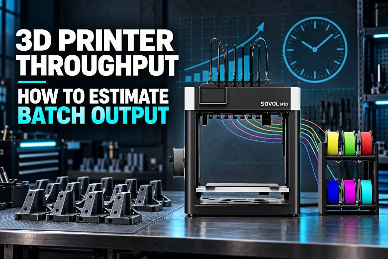 3D Printer Throughput: How to Estimate Batch Output