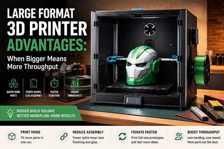Large Format 3D Printer Advantages: When Bigger Means More Throughput