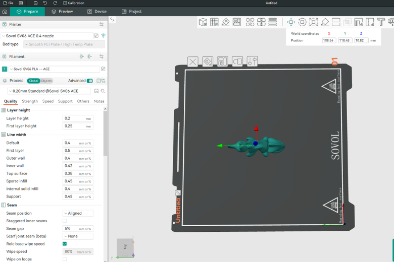 Improving Sovol Printer Results with OrcaSlicer Settings