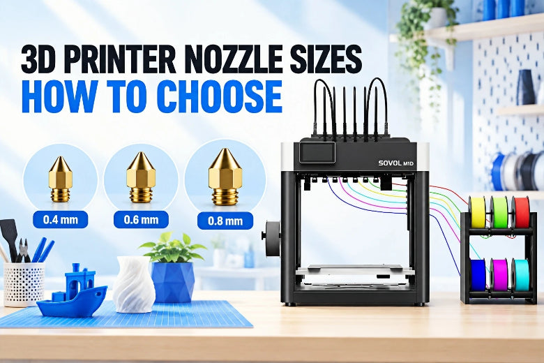 3D Printer Nozzle Sizes Explained: How to Choose the Right Nozzle