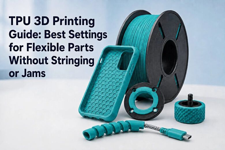 TPU 3D Printing Guide: Best Settings for Flexible Parts Without Stringing or Jams