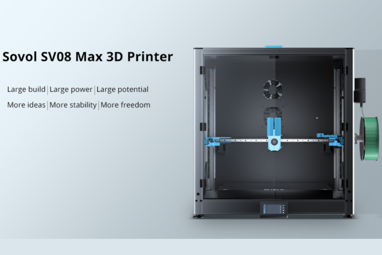 What a 500*500mm 3D printer like the Sovol SV08 Max can bring to your life