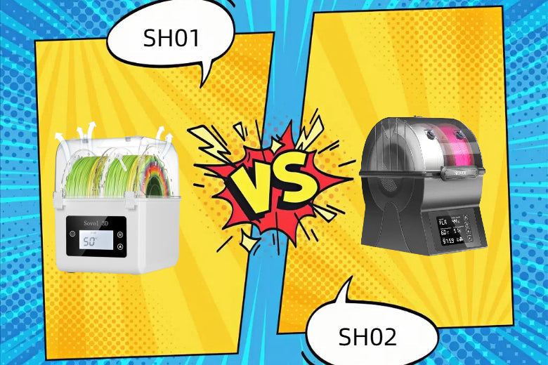 Sovol SH01 Filament Dryer vs Sovol SH02 Filament Dryer