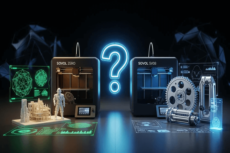 Sovol Zero vs Sovol SV08 which printer fits you best