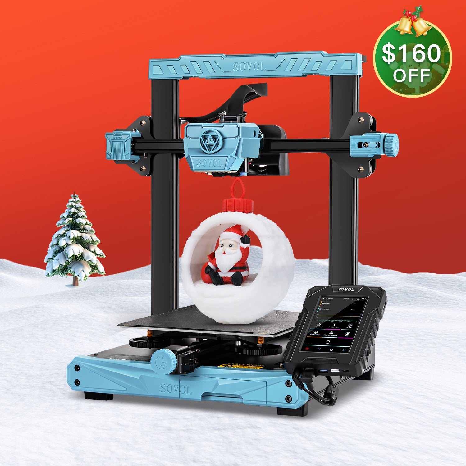 Sovol SV07 Klipper Firmare FDM 3D Printer Wifi 2.4 Connection