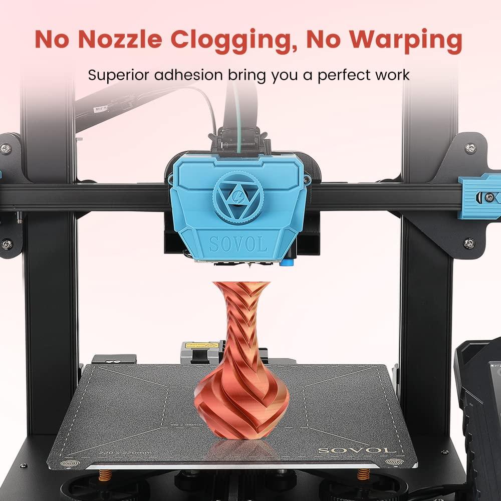 Sovol Silk PLA 3D Printing Filament Single/Dual/Tri/Rainbow Colors 1.75mm Material From the US