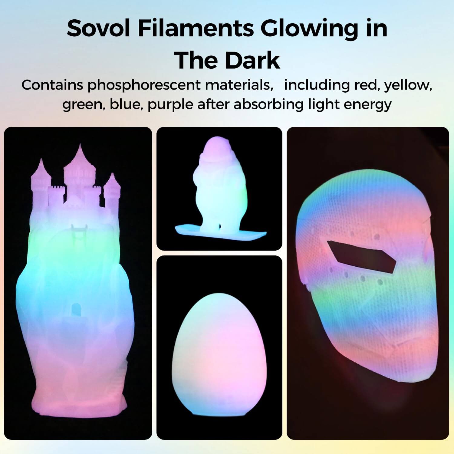 Sovol Glow in dark PLA Filament 1 KG