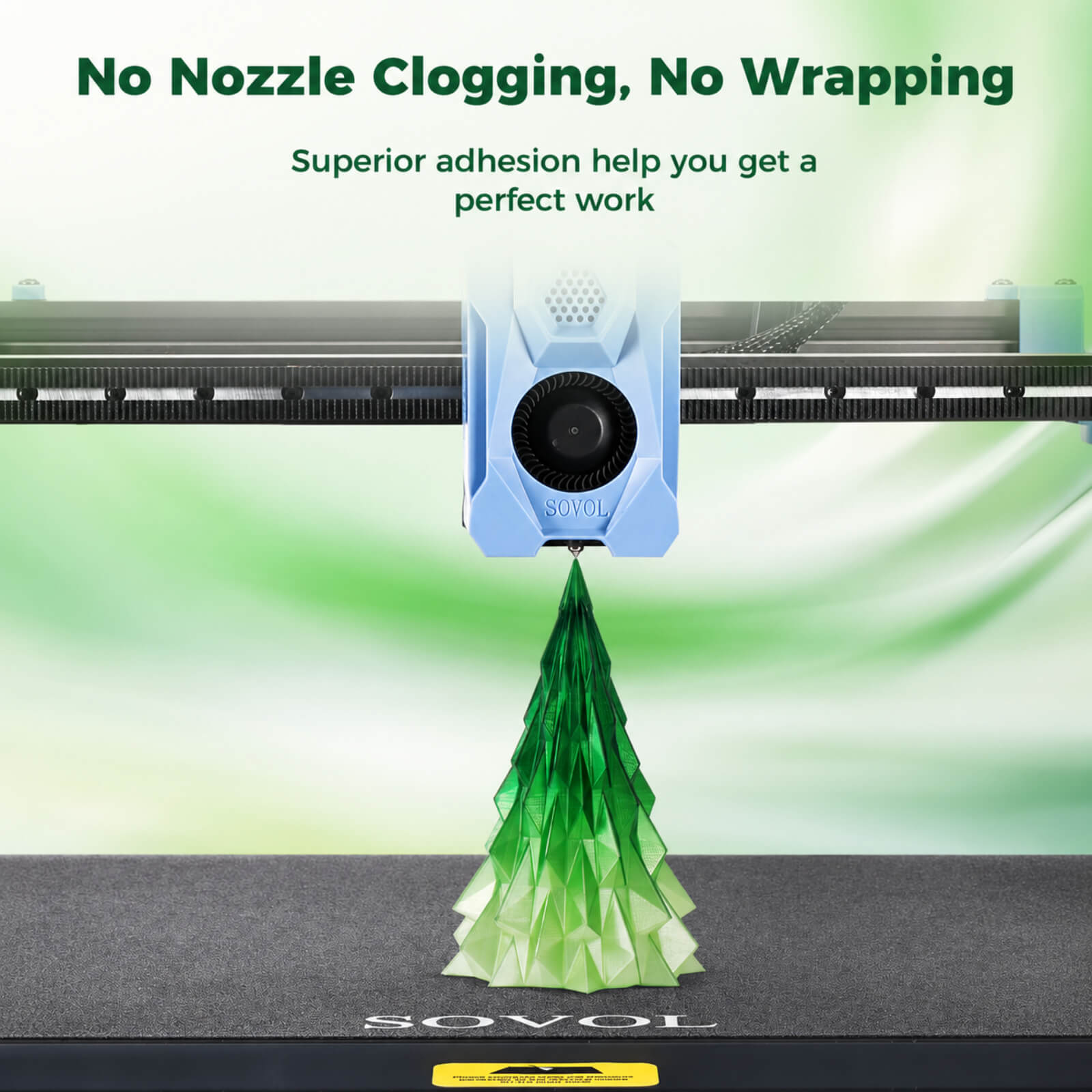 Sovol PETG 3D Filaments Gradient Green