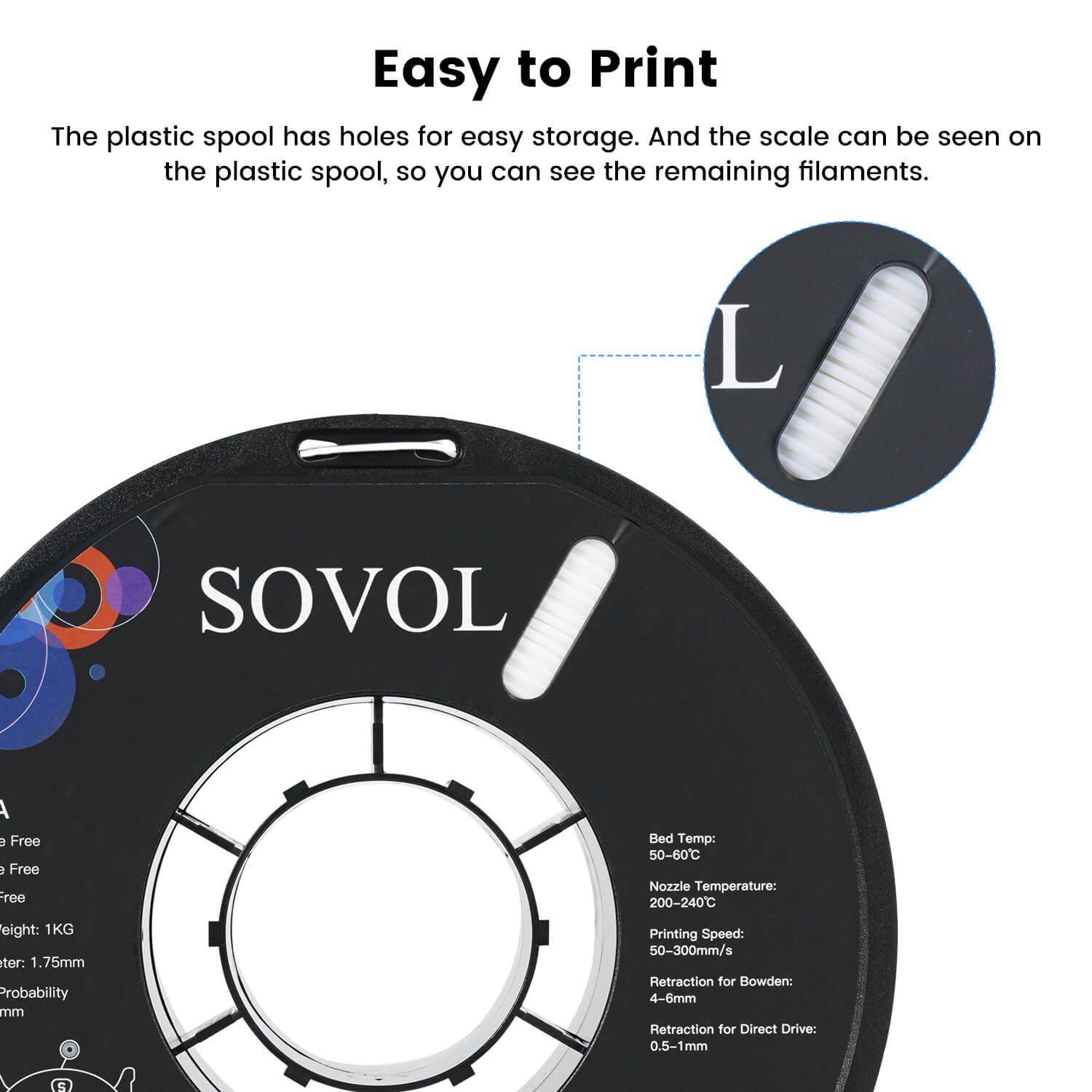 Sovol PLA 3D Filament 2KG