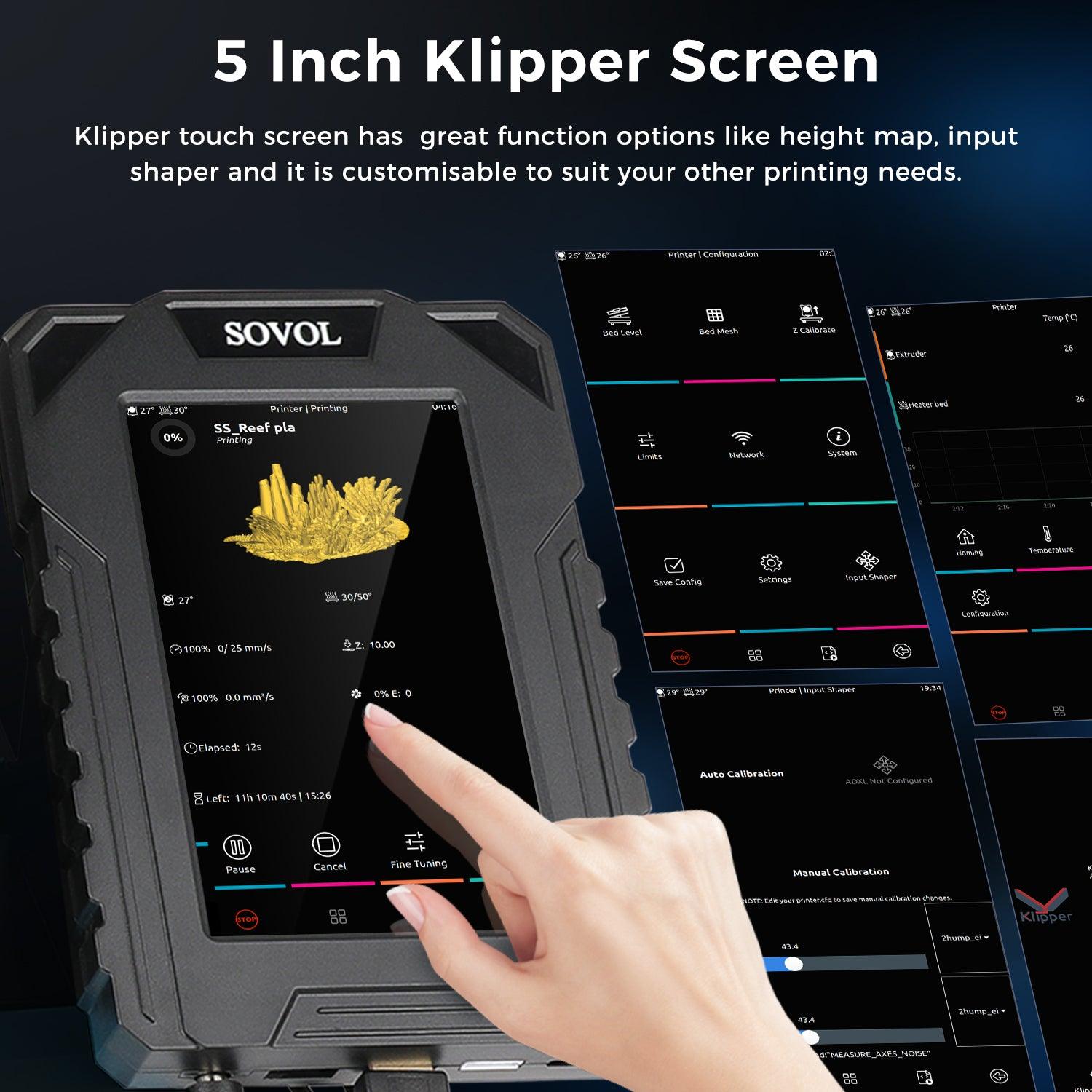 Sovol SV07 Klipper 3D Printer Fast 3D Printing With Speed Up to 500mm/s - SOVOL