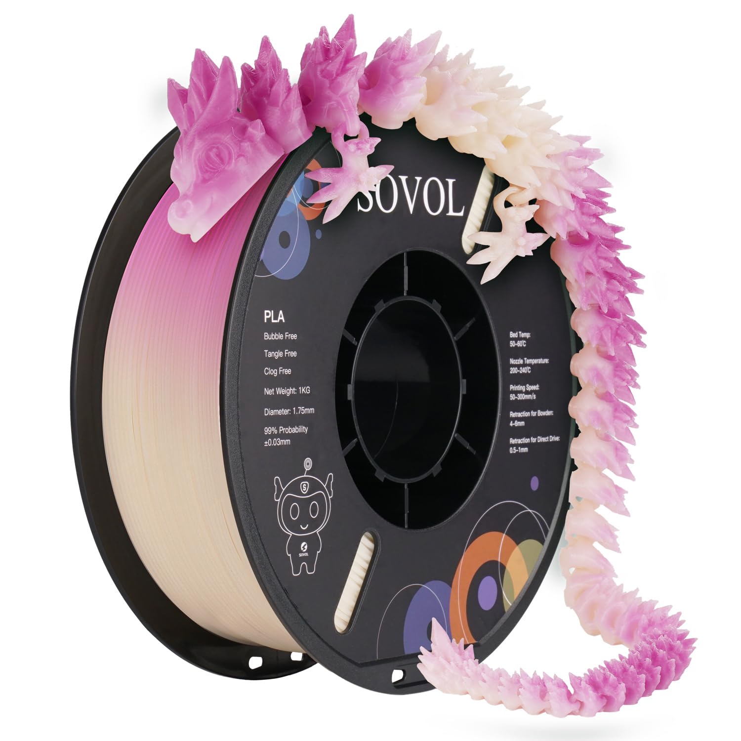 Sovol Glow in dark PLA Filament 1 KG