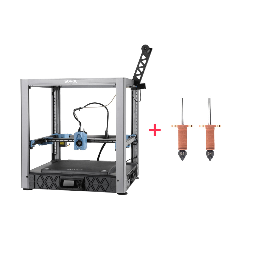 Sovol SV08 open enclosure with top extension kit for full 350 x 350 x 345 mm build height.