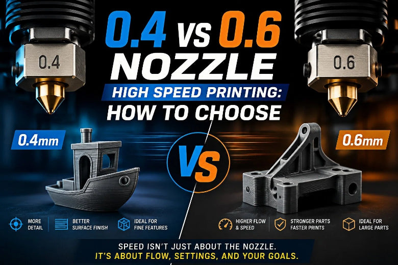 0.4 vs 0.6 nozzle high speed printing: how to choose