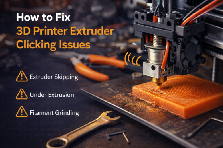 How to Fix 3D Printer Extruder Clicking Issues