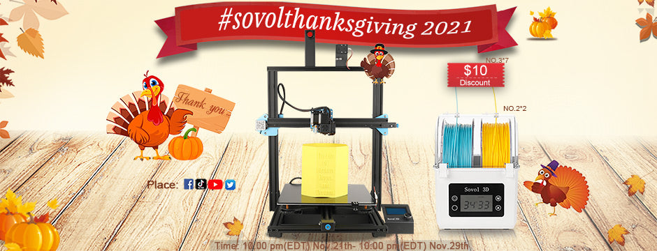 Sovol Thanksgiving Giveaway 2021