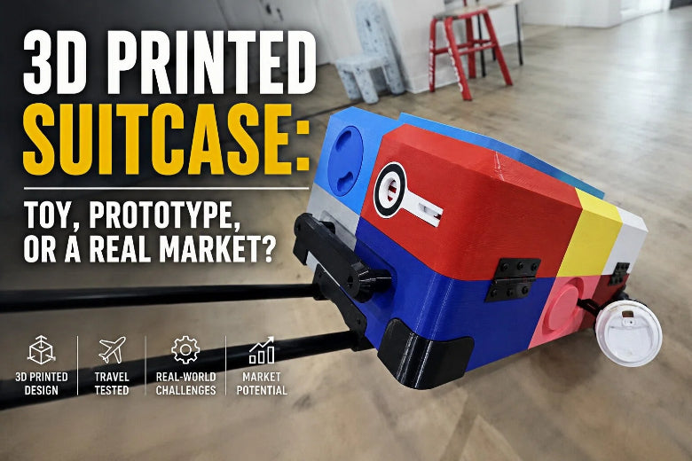 3D Printed Suitcase: Toy, Prototype, or a Real Market?