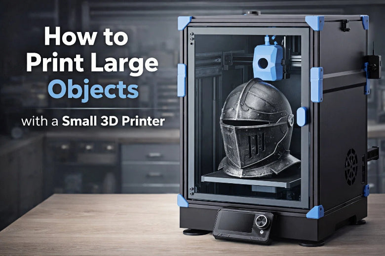 How to Print Large Objects with a Small 3D Printer Step by Step