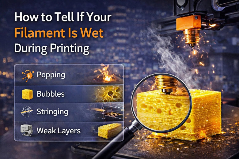 How to Tell If Your Filament Is Wet During Printing