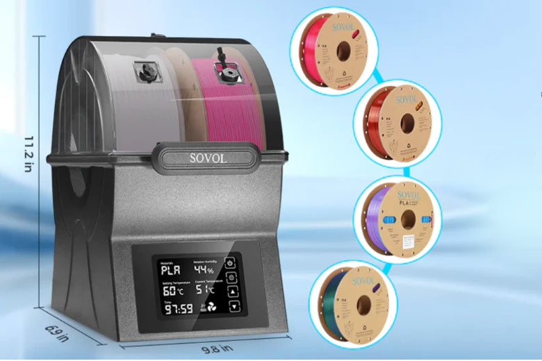 How the Sovol SH02 Dryer Eliminates Filament Moisture for Flawless 3D Prints