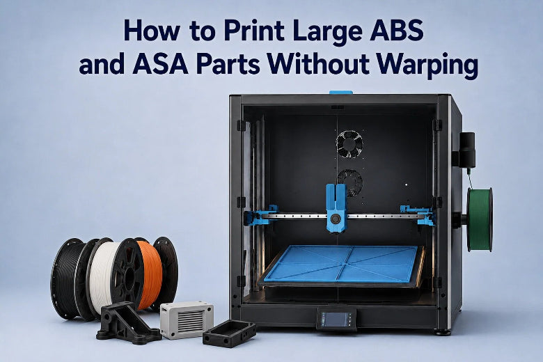 How to Print Large ABS Parts Without Warping: Settings, Enclosure, and Chamber Tips