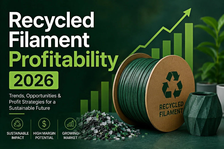 Recycled Filament Profitability in 2026: What Really Decides If You Save Money