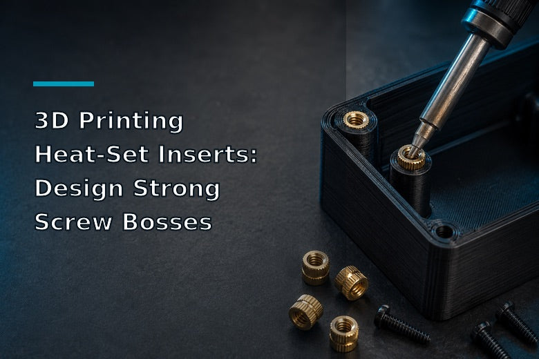 3D Printing with Heat-Set Inserts: Design Strong Screw Bosses That Last