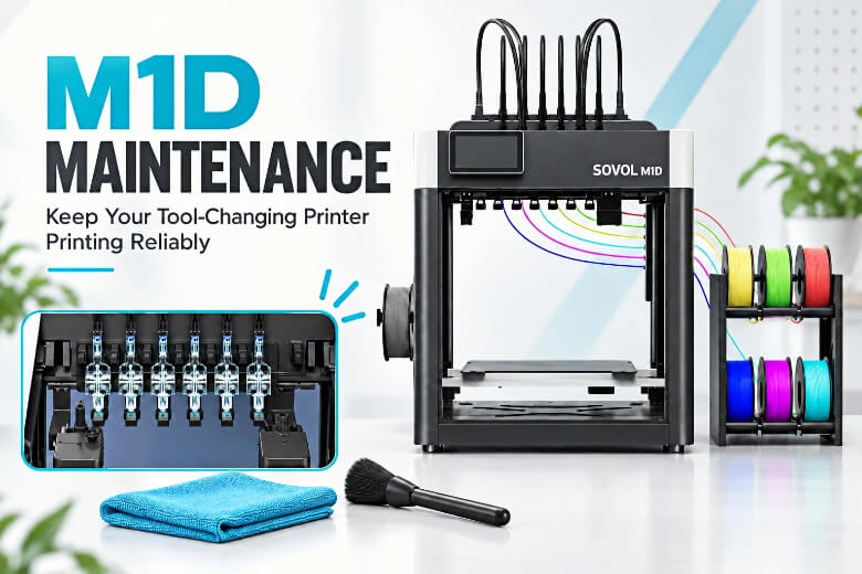 Tool-Changing 3D Printer Maintenance: How to Keep Your M1D Printing Reliably