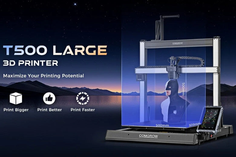 What Can You Print on a 500×500×500mm 3D Printer? A Practical Look at the Comgrow T500