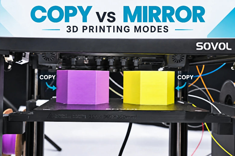 Copy vs Mirror 3D Printing: When to Print Two Parts at Once