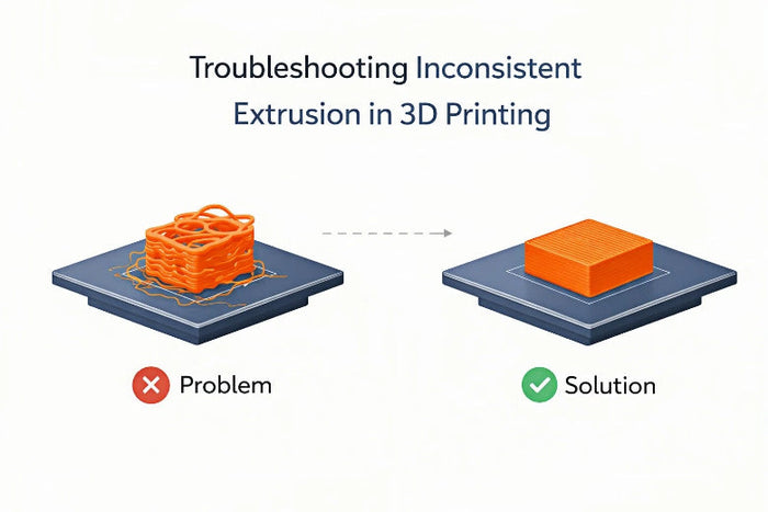 How to Fix Inconsistent Extrusion in 3D Printing