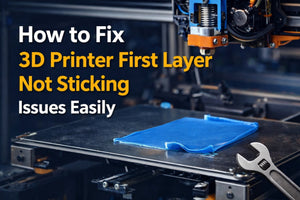How to Fix 3D Printer First Layer Not Sticking Issues Easily