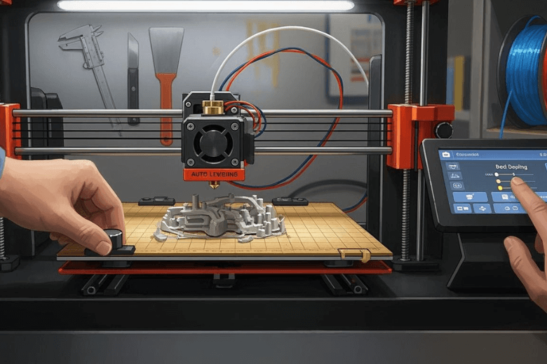 steps to level a 3d printer bed with auto leveling