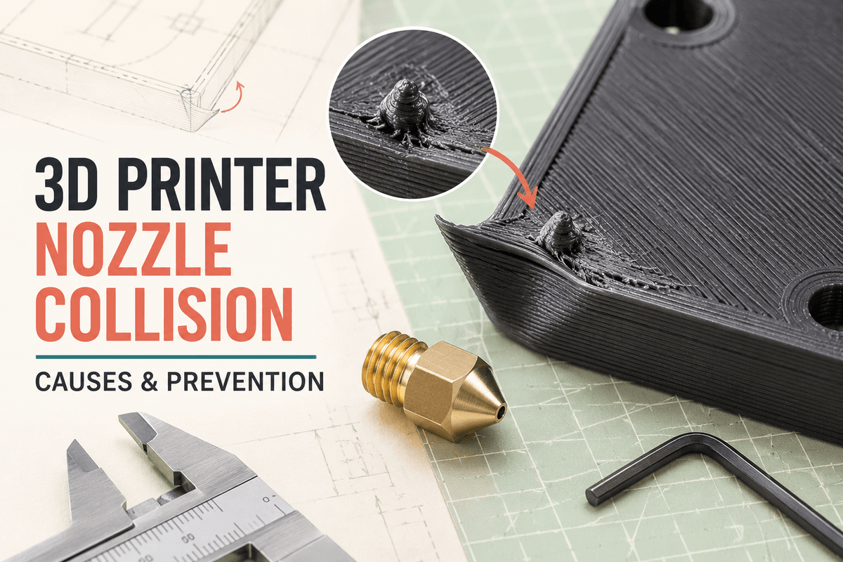 3D Printer Nozzle Collision: Causes, Risks, and How to Prevent It