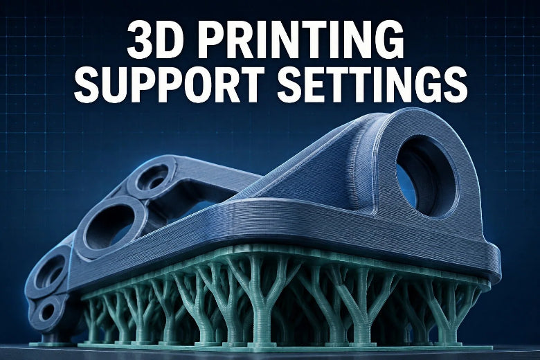 3D Printing Support Settings Explained: How to Get Cleaner, Easier-to-Remove FDM Prints