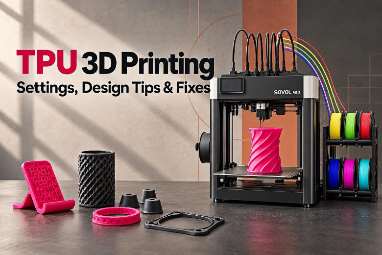 TPU 3D Printing: Settings, Design Tips, and Common Problems