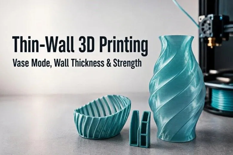 Thin-Wall 3D Printing: Vase Mode, Wall Thickness, and Strength