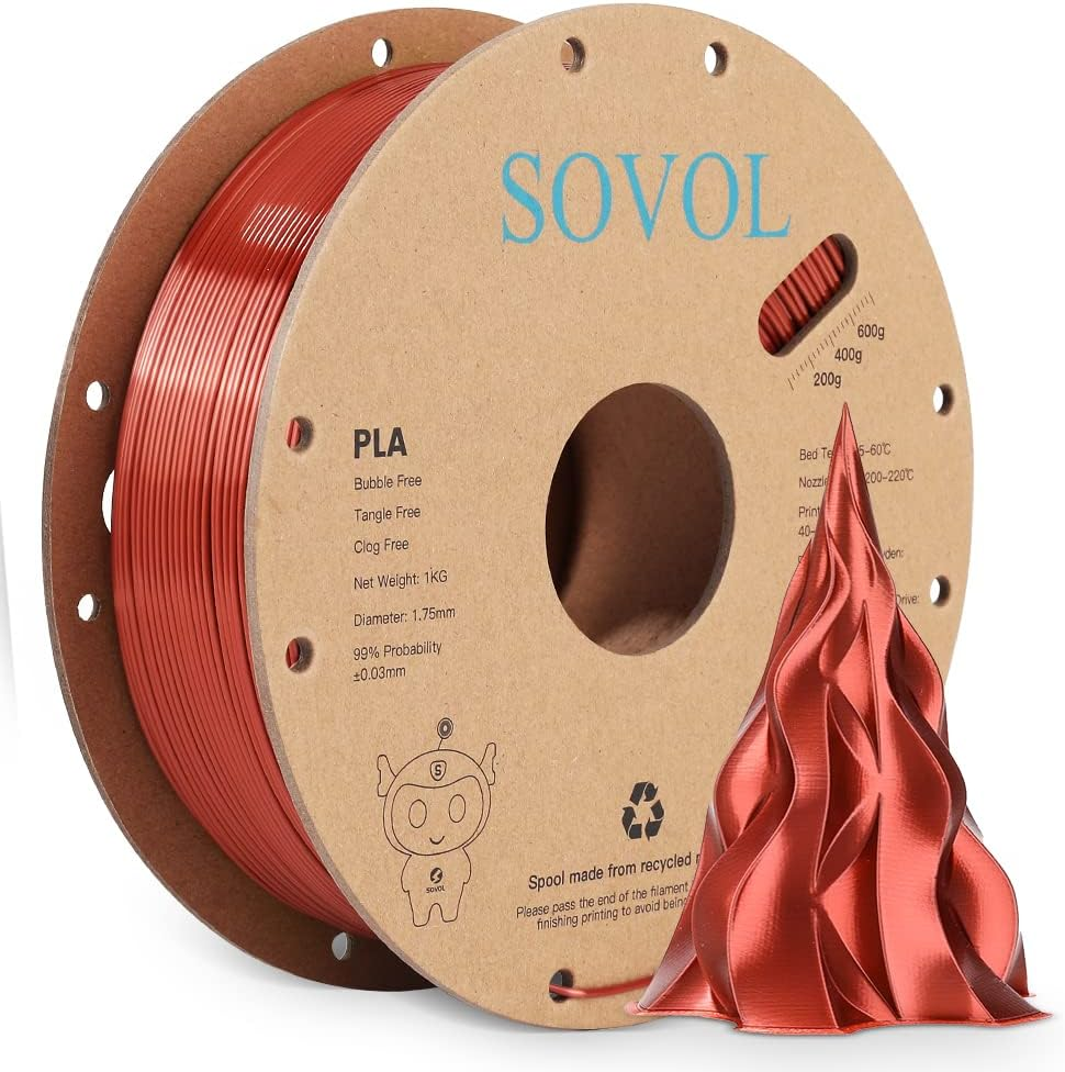 Sovol Silk PLA Copper Filament