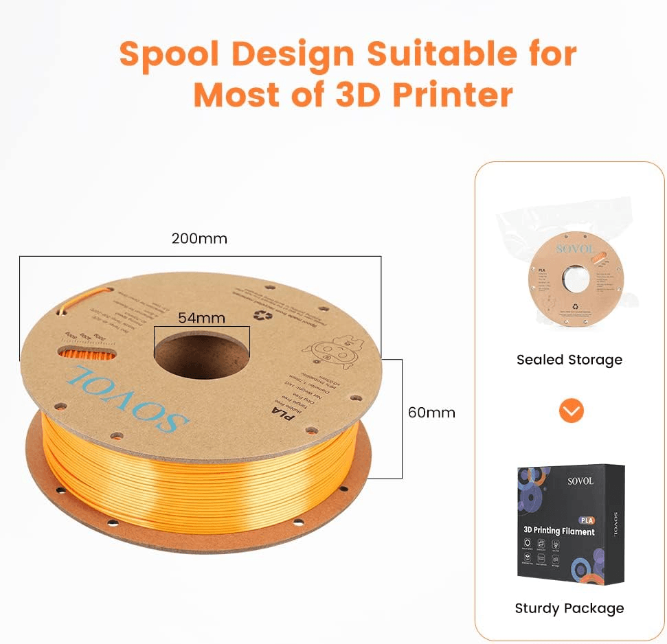 Sovol Silk PLA 3D Printing Filament