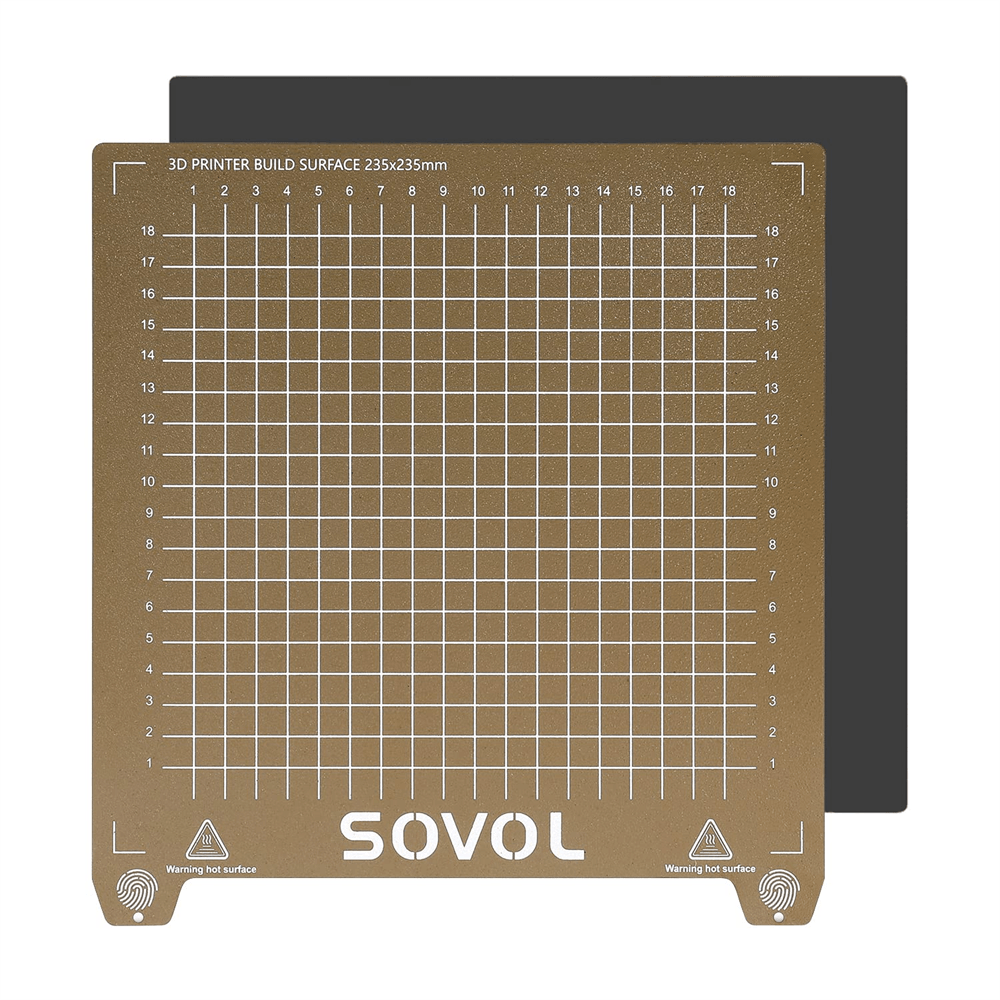 PEI Flexible Steel Build Plate for SV05/06 3D Printer