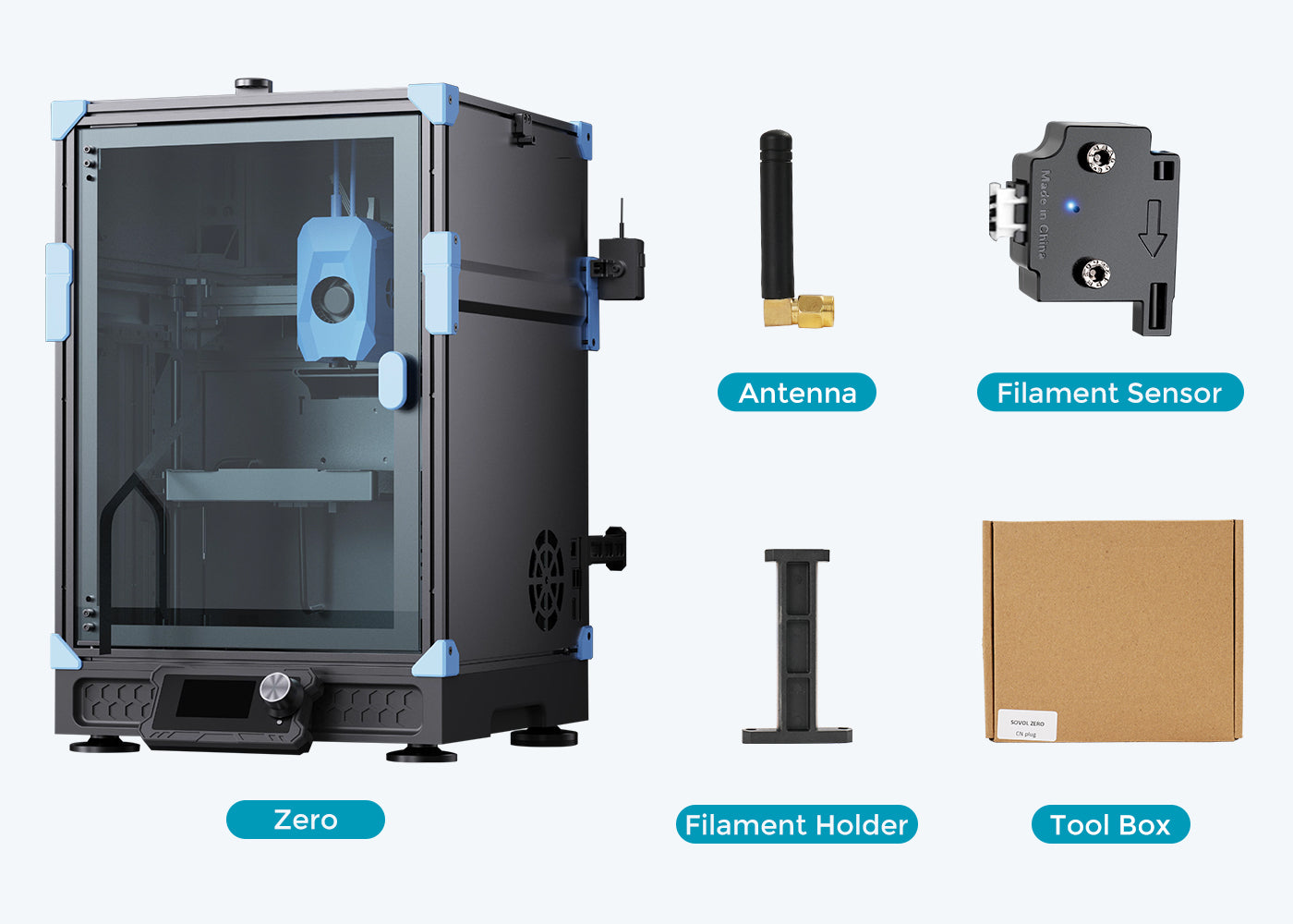 Sovol Zero ships ready to use minimal assembly required