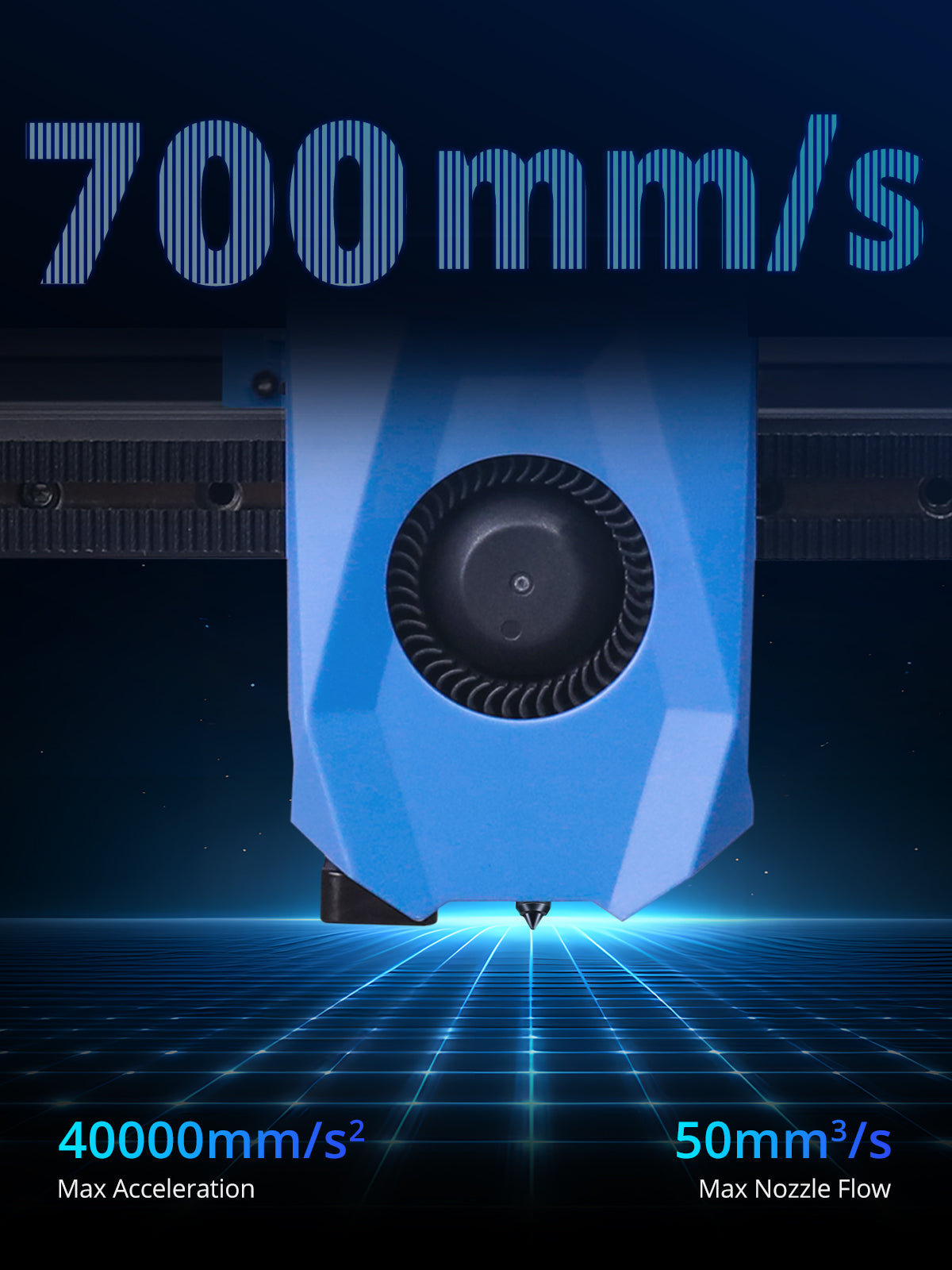 SOVOL SV08 MAX printing at 700mm/s — high-speed large-format 3D printer with CoreXY kinematics
