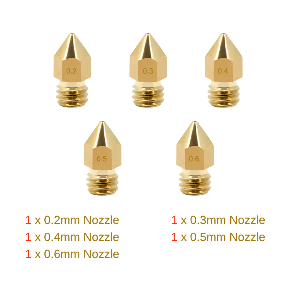 Sovol SV01/SV01PRO/SV03/SV04/SV05/SV06 MK8 Extruder Nozzles